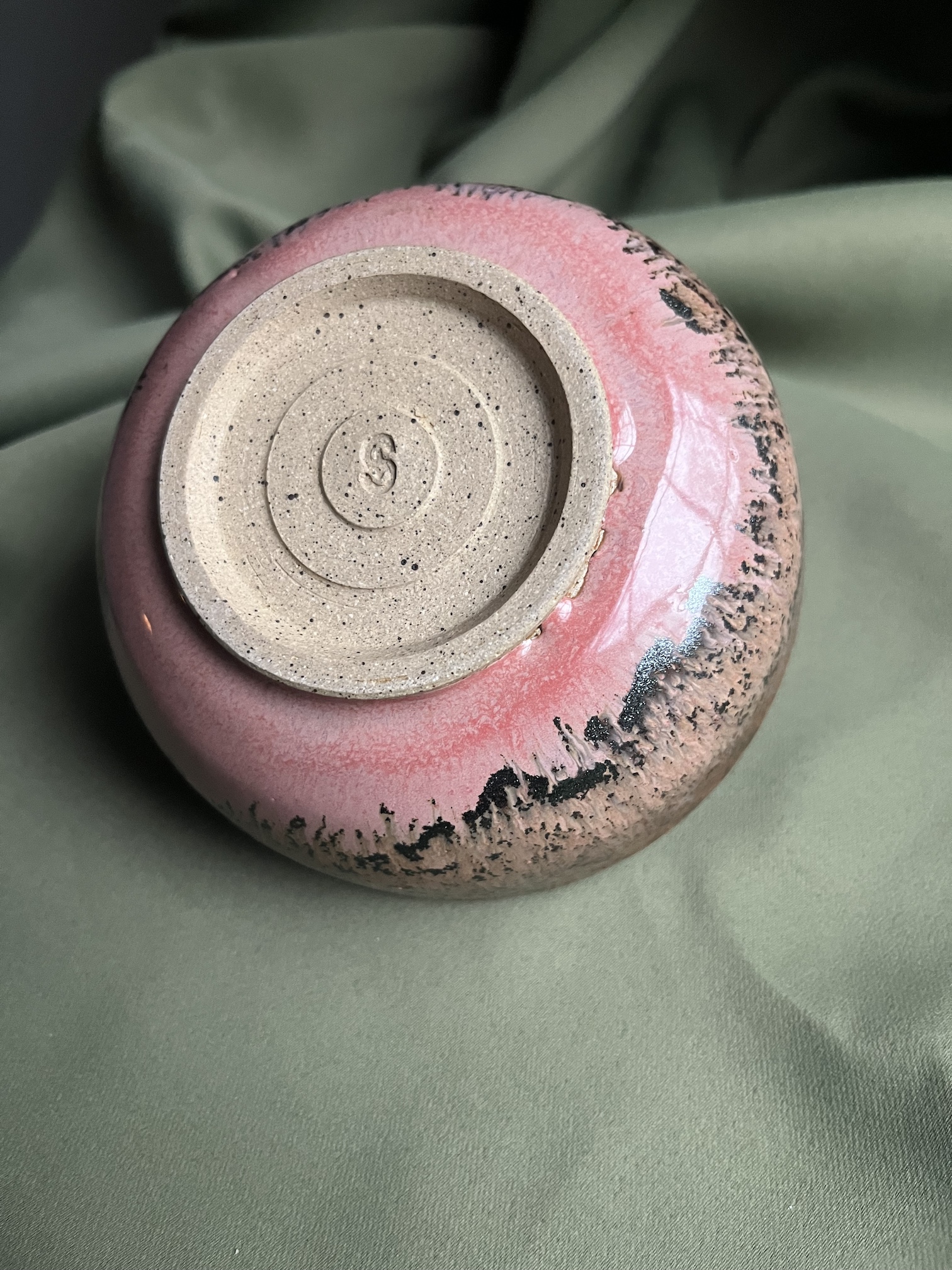 Custom glazed bowl